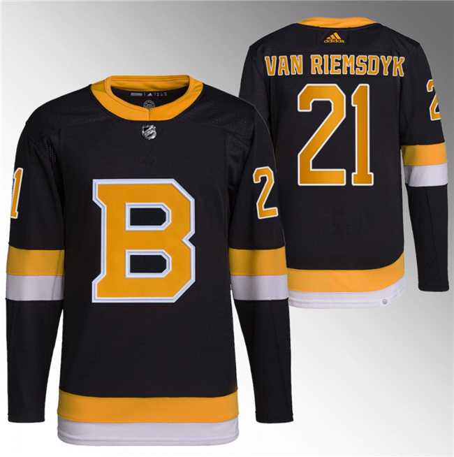 Men%27s Boston Bruins #21 James van Riemsdyk Black Home Breakaway Stitched Jersey->boston bruins->NHL Jersey